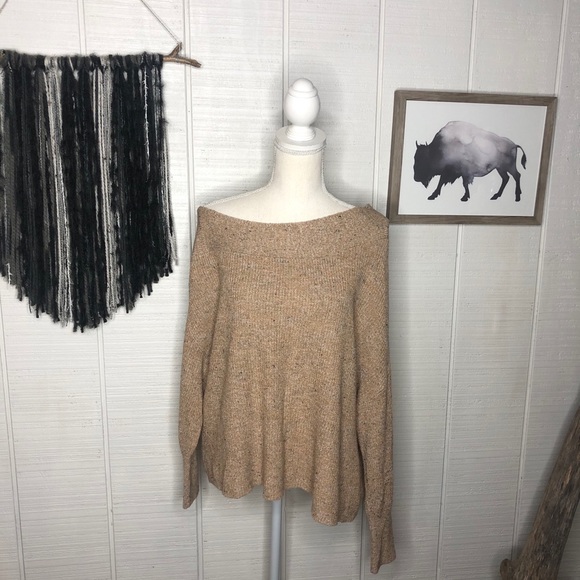 Free People Sweaters - Free People tan oatmeal color lightweight sweater